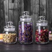Portable glass tea storage jar - MRSLM