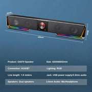 wireless RGB sound bar, view 8 - MRSLM