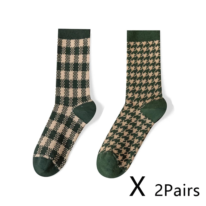 Lange Herbstsocken