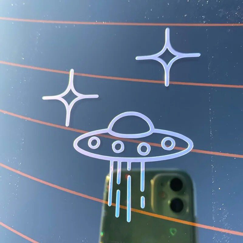 Alien Encounter Vinyl-Autoaufkleber