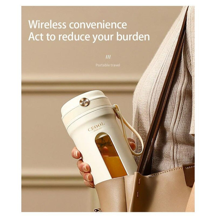 10 Blades Portable USB Rechargeable Smoothie Juicer Cup