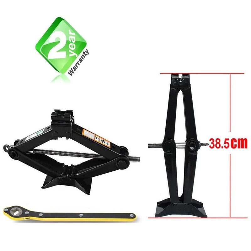 2 ton folding car jack and tire repair kit, view 4 - MRSLM