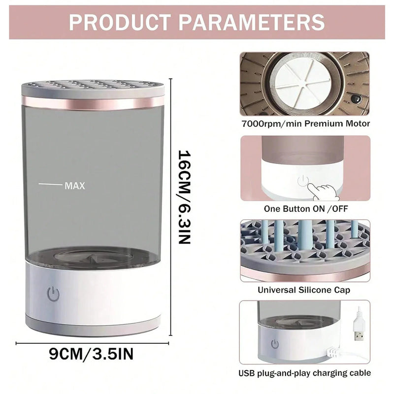 makeup brush cleaner and dryer, view 7 - MRSLM