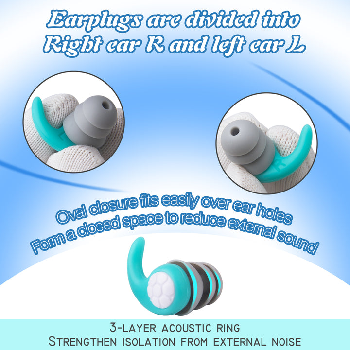 Reusable Silicone Swimming Ear Plugs