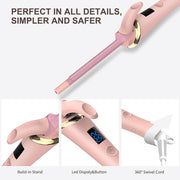 tourmaline ceramic curling iron, view 4 - MRSLM