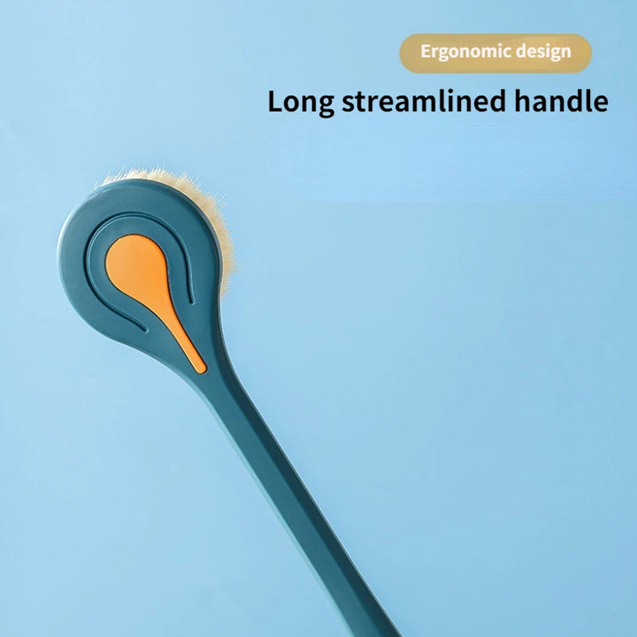 Soft Bristle Long Handle Bath Brush for Gentle Exfoliation and Relaxing Massages