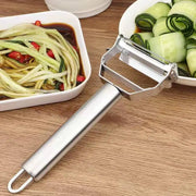 stainless steel double-head vegetable peeler, view 5 - MRSLM