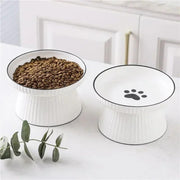 cute cartoon ceramic pet bowl, view 4 - MRSLM