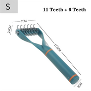 double-sided pet deshedding brush, view 7 - MRSLM
