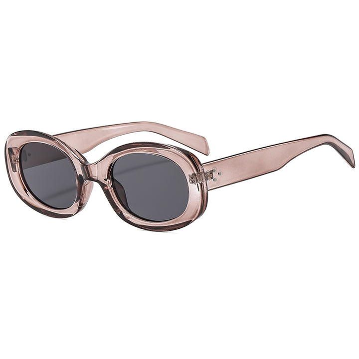 Chic Retro Oval Sunglasses for Women