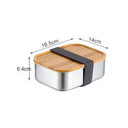 stainless steel bento box, view 2 - MRSLM