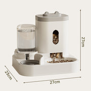 Automatic cat feeder and water dispenser, view 10 - MRSLM