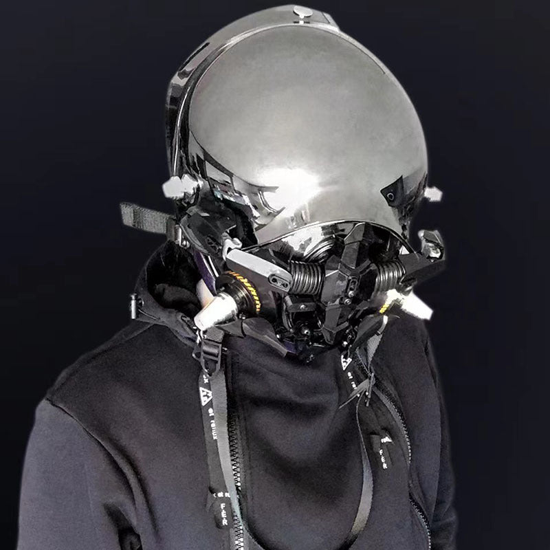 Sci-fi mechanical role playing mask, view 6 - MRSLM