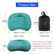 inflatable camping pillow, view 9 - MRSLM