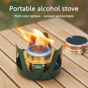 portable mini alcohol stove, view 5 - MRSLM