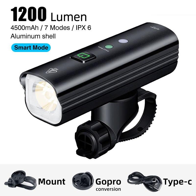 cycling headlight, view 3 - MRSLM