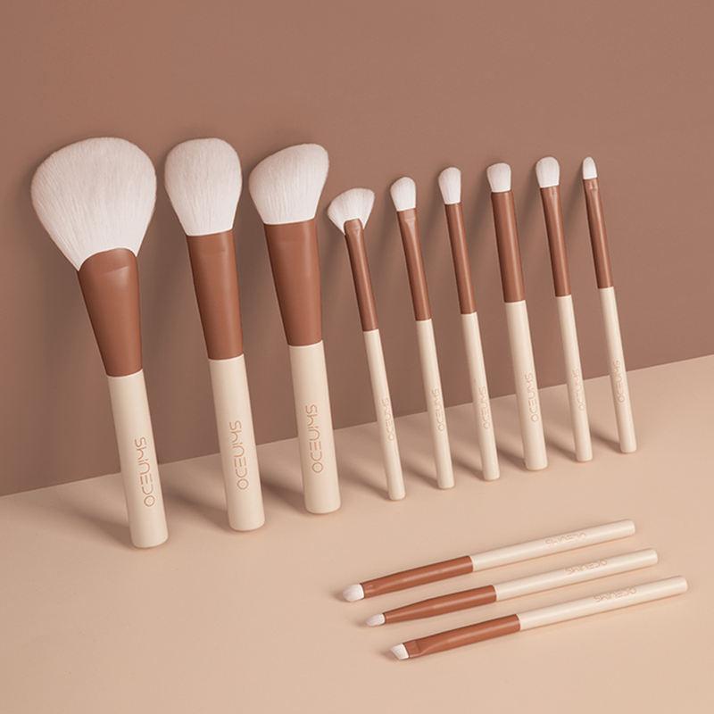 12-piece professional makeup brush set - MRSLM