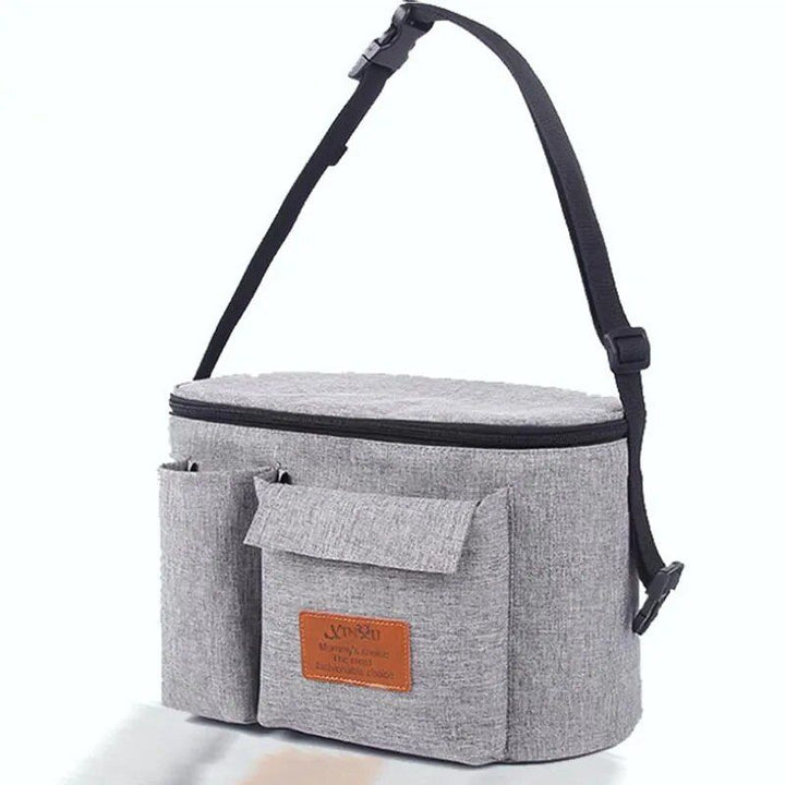 Large Capacity Stroller Diaper Bag; Waterproof Travel Organizer for Moms