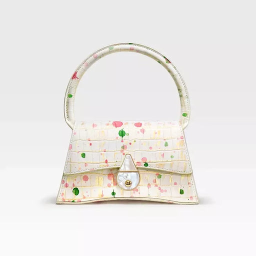 Half moon genuine leather handbag - MRSLM