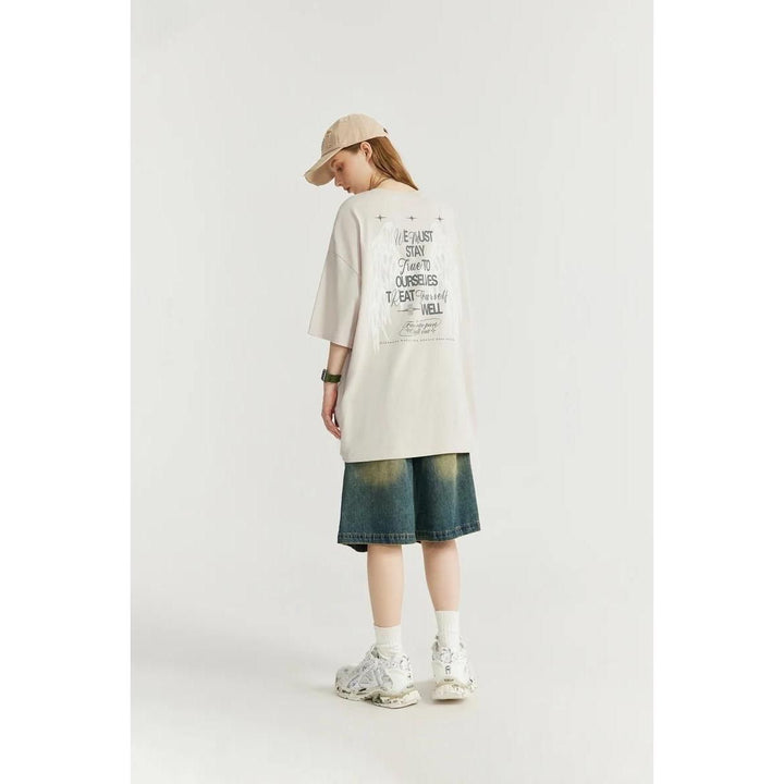 Glowing Oversized Hip Hop Tee