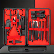 24-piece black nail clipper kit, view 2 - MRSLM