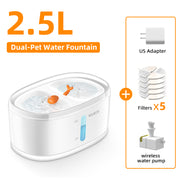 automatic wireless pet water fountain, view 2 - MRSLM