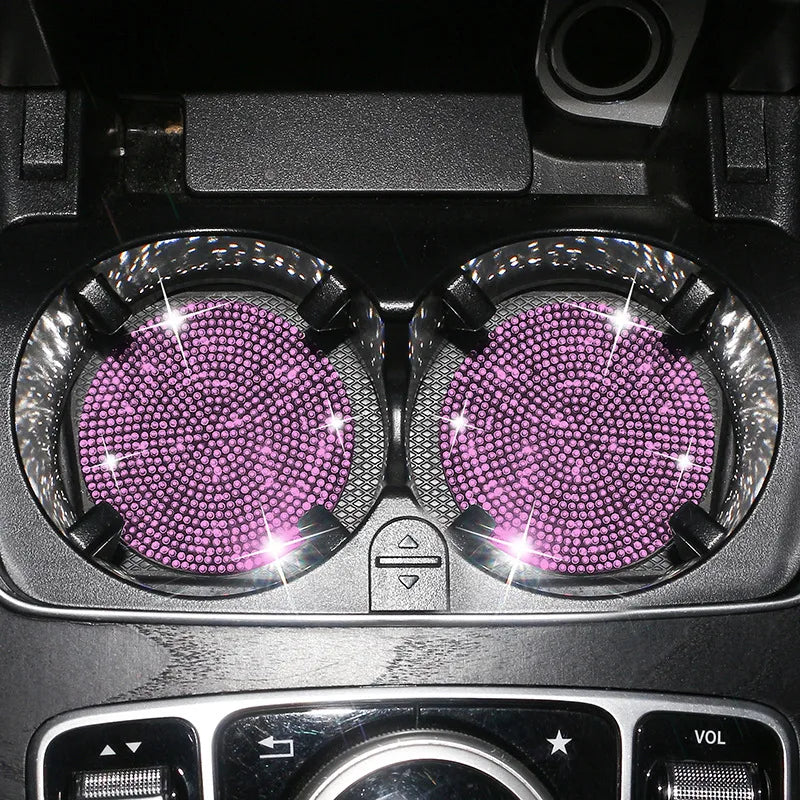 bling car cup holder coasters, view 12 - MRSLM