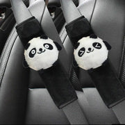 Cartoon lamb plush car seat belt covers, view 4 - MRSLM