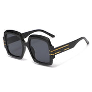 Oversized oval sunglasses with gradient lenses, view 6 - MRSLM