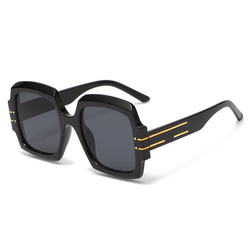 Oversized oval sunglasses with gradient lenses, view 6 - MRSLM