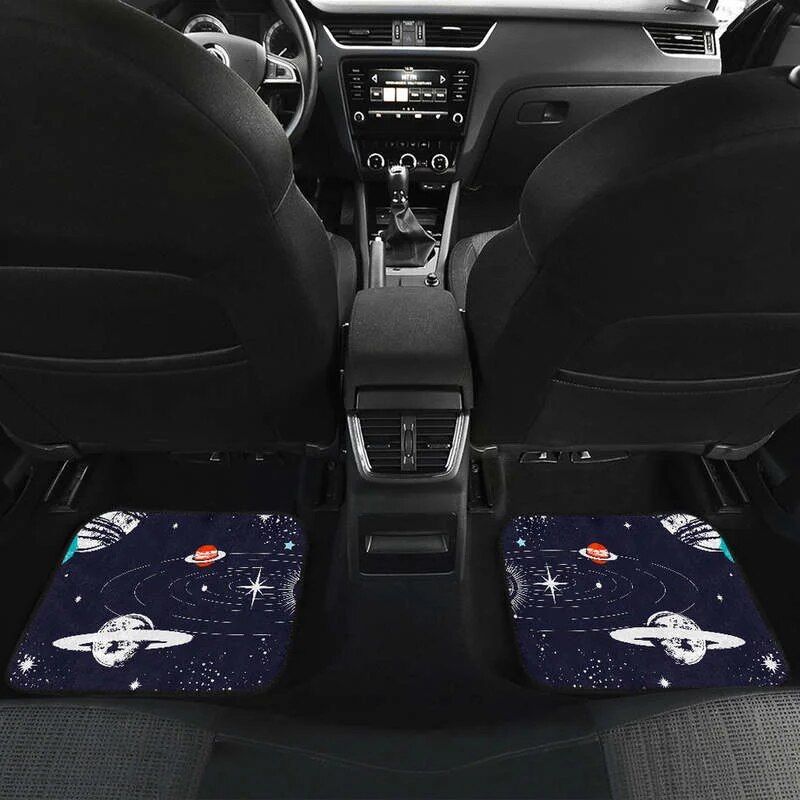 Galactic outer space car floor mats, view 6 - MRSLM