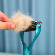 double-sided pet deshedding brush, view 10 - MRSLM