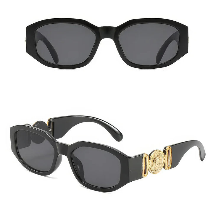 Vintage Irregular Square Sunglasses