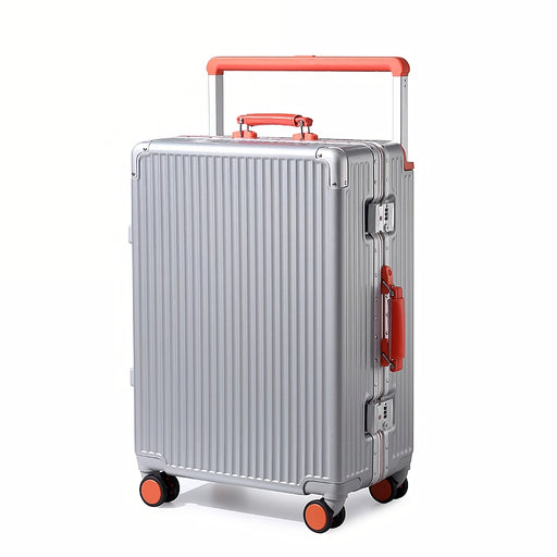 Wide handle spinner suitcase, view 3 - MRSLM