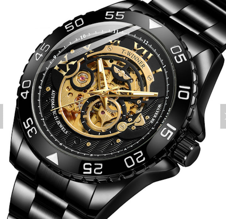 Steel Band Business Men's Automatic Mechanical Watch