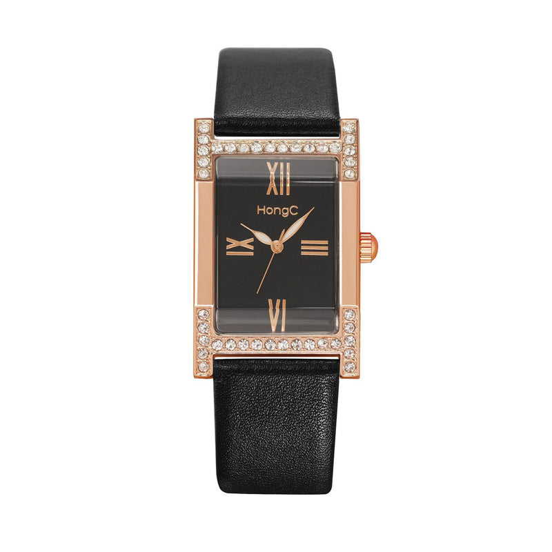 Retro square dial women's watch, view 5 - MRSLM