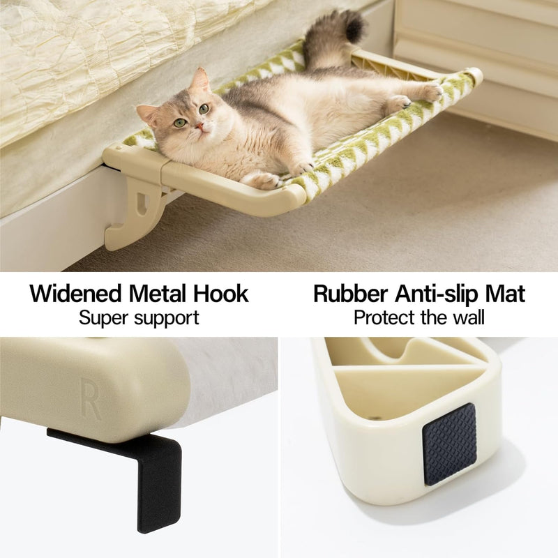 Cama suspensa em formato de rede para gatos