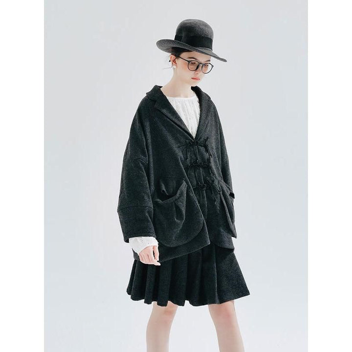 Chic Wool Blazer Jacket for Women