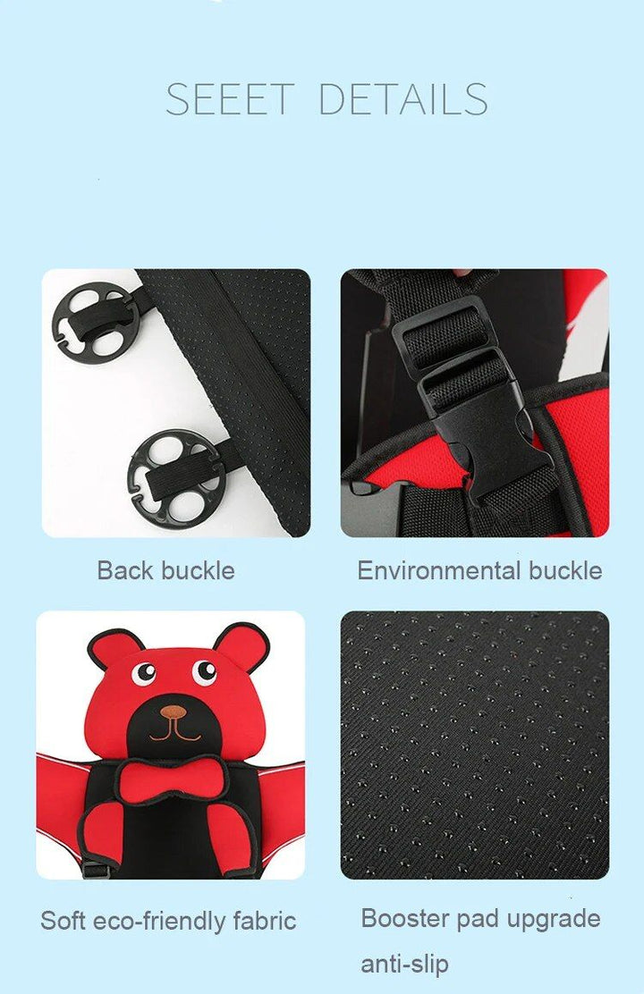 Adjustable Breathable Baby Car Seat Cushion