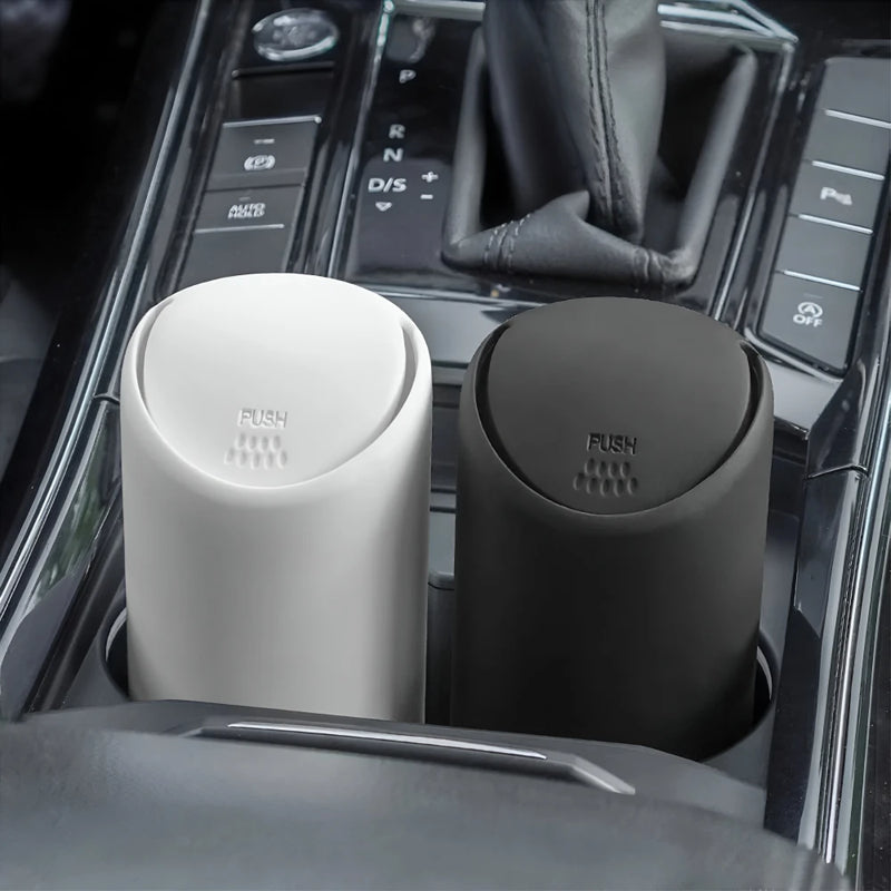 compact silicone car trash bin, view 4 - MRSLM
