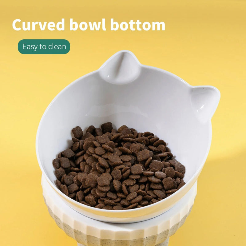 Tigelas elevadas para gatos com suporte elevado