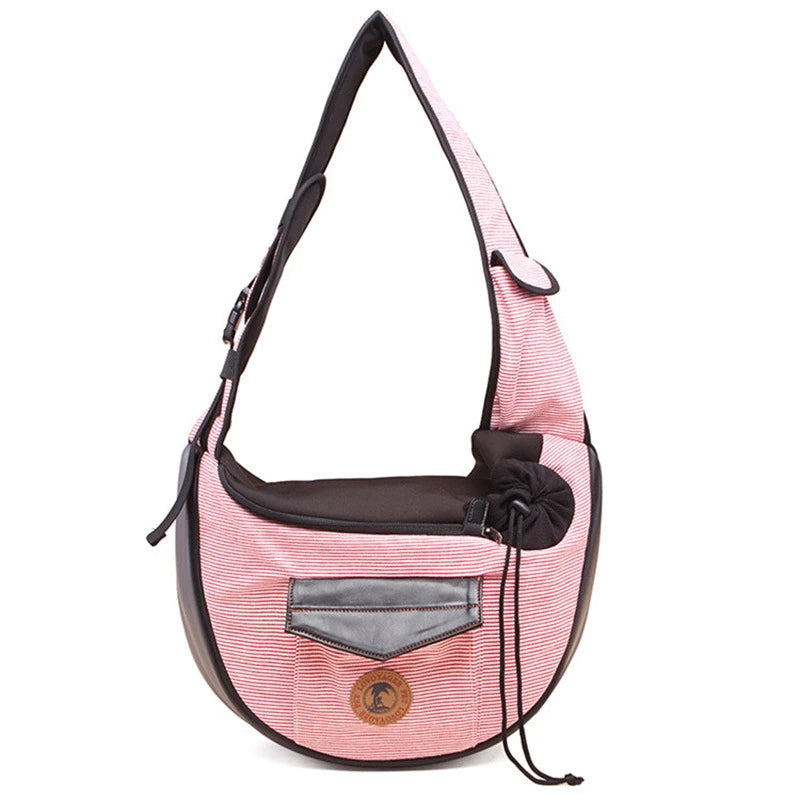 adjustable dog sling carrier, view 2 - MRSLM