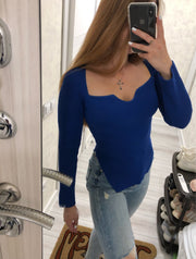 off-neck pullover sweater, view 16 - MRSLM
