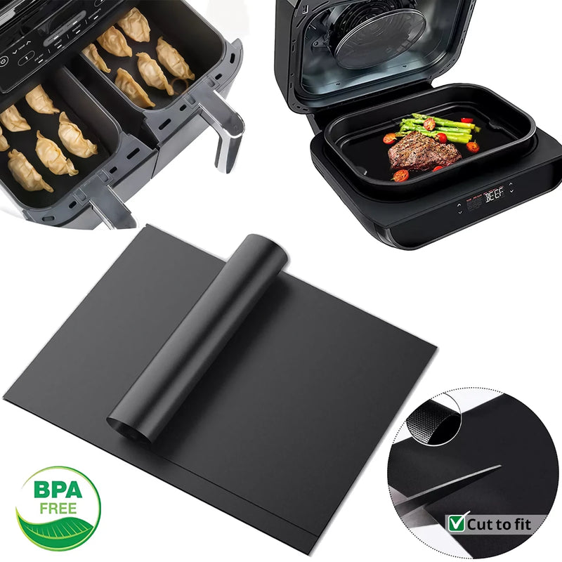 reusable non-stick BBQ grill mat, view 6 - MRSLM