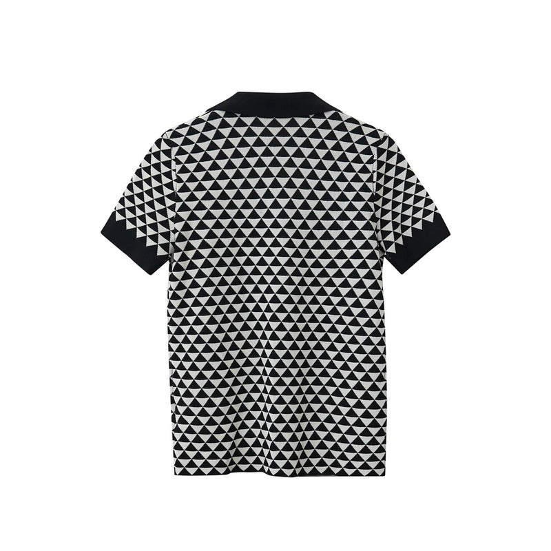 V Neck Short Sleeves Women Sweater