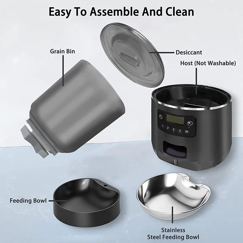 4L automatic pet feeder, view 6 - MRSLM