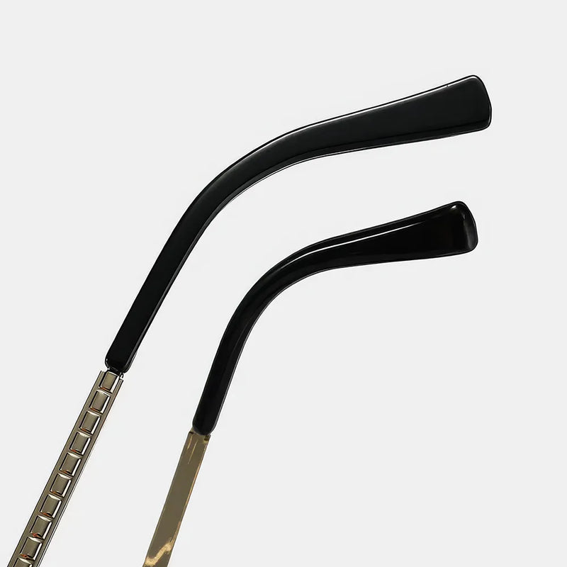 metal square frame sunglasses, view 13 - MRSLM