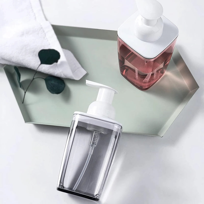 Transparent foam pump dispenser, view 6 - MRSLM