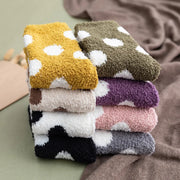 Candy color fluffy dot socks for women, view 14 - MRSLM