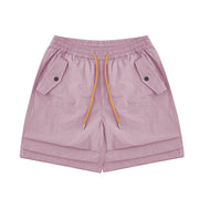 Men's loose workwear shorts with pockets, view 3 - MRSLM